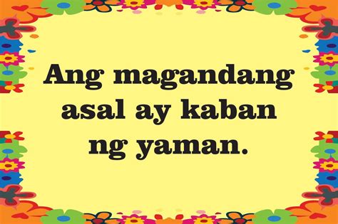 Tagalog quotes sa silid aralan
